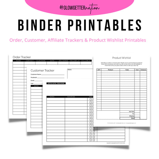 Binder Printables